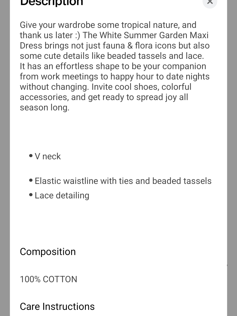 FARM Rio WHITE SUMMER GARDEN Maxi Dress with Multicolor Floral and Bird Print - Picture 4 of 4